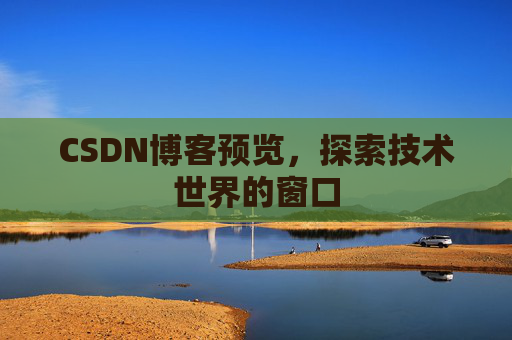 CSDN博客预览，探索技术世界的窗口